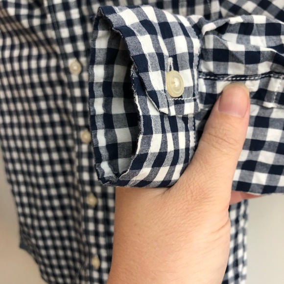 😎Gap boys youth button check shirt - Picture 3 of 9